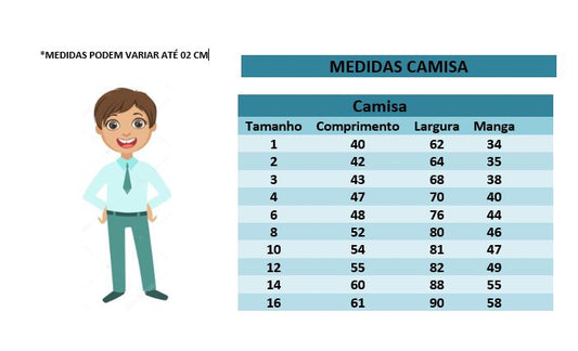 Conjunto Social Infantil Azul Marinho em Poliéster Canelado com Camisa Clássica para Festa