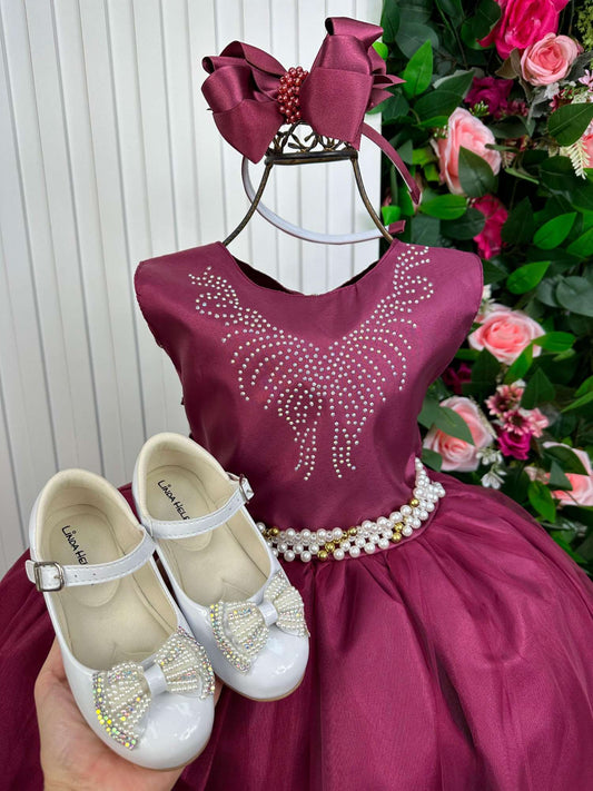 Vestido Marie Longo Larissa Marsala