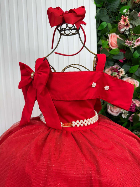 Vestido Longo Doce Elegancia Vermelho