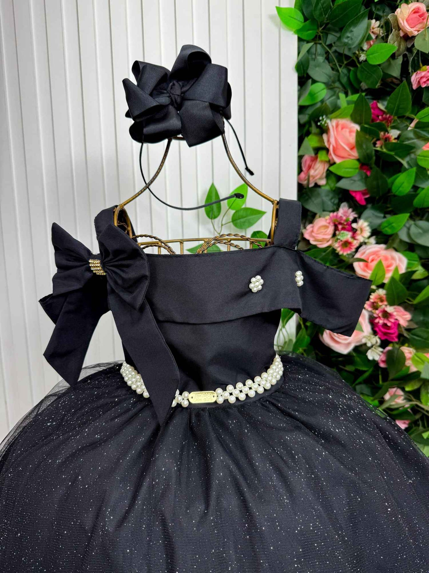 Vestido Longo Doce Elegancia PretoW