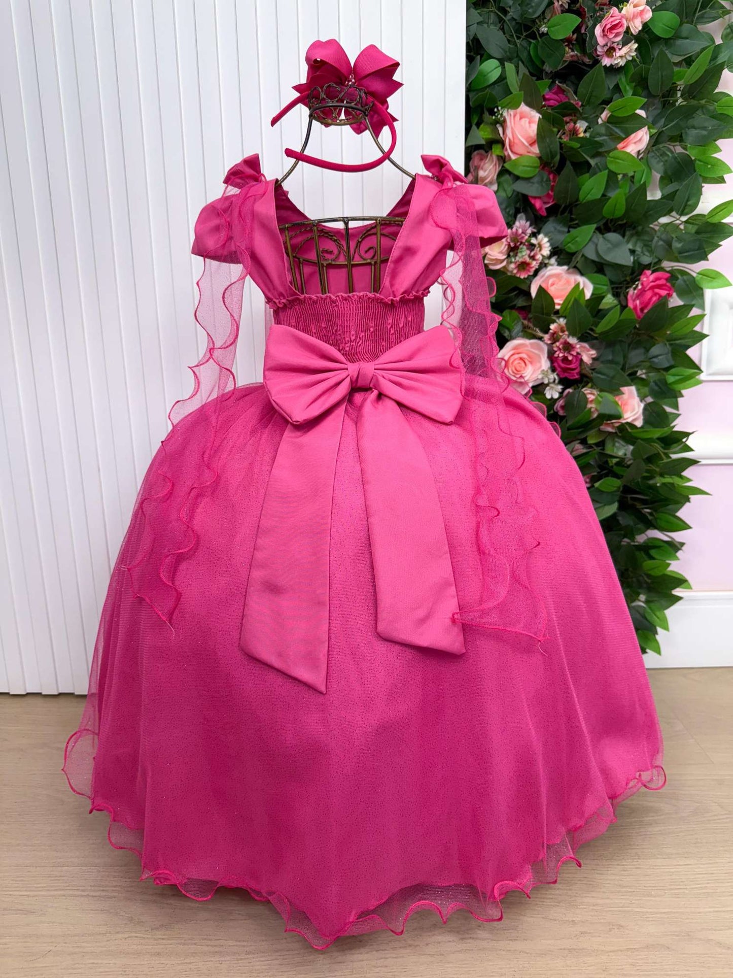 Vestido Longo Diamante Pink
