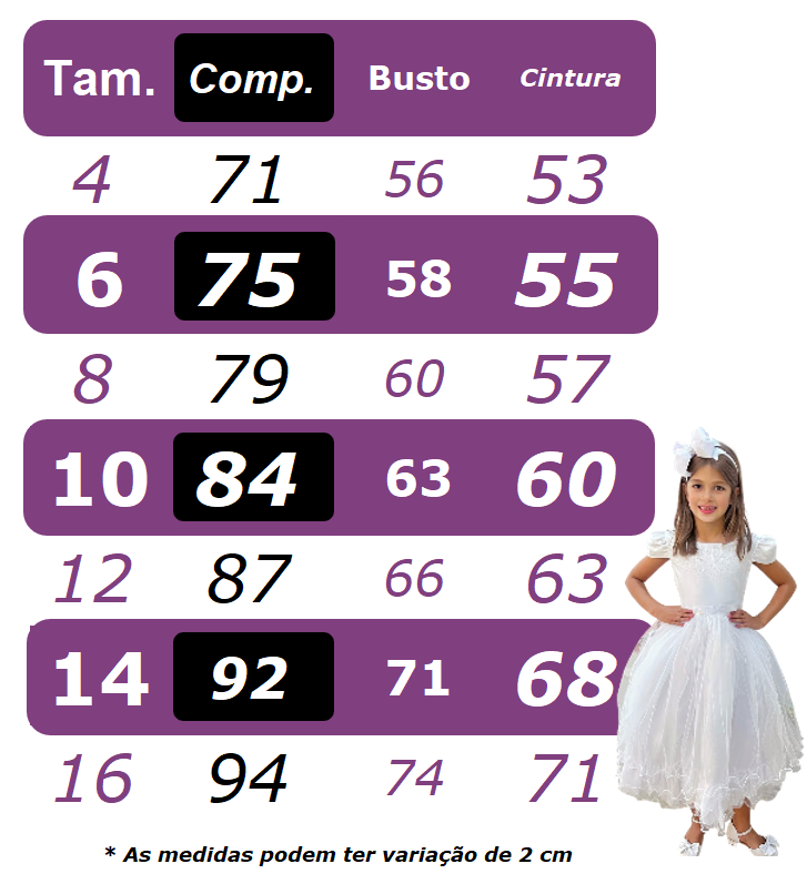 Vestido Infantil Rose Busto Drapeado Aplique Laço Damas