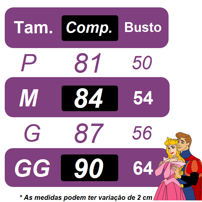 Fantasia Infantil Princesa Aurora C/ Luvas Luxo Festas