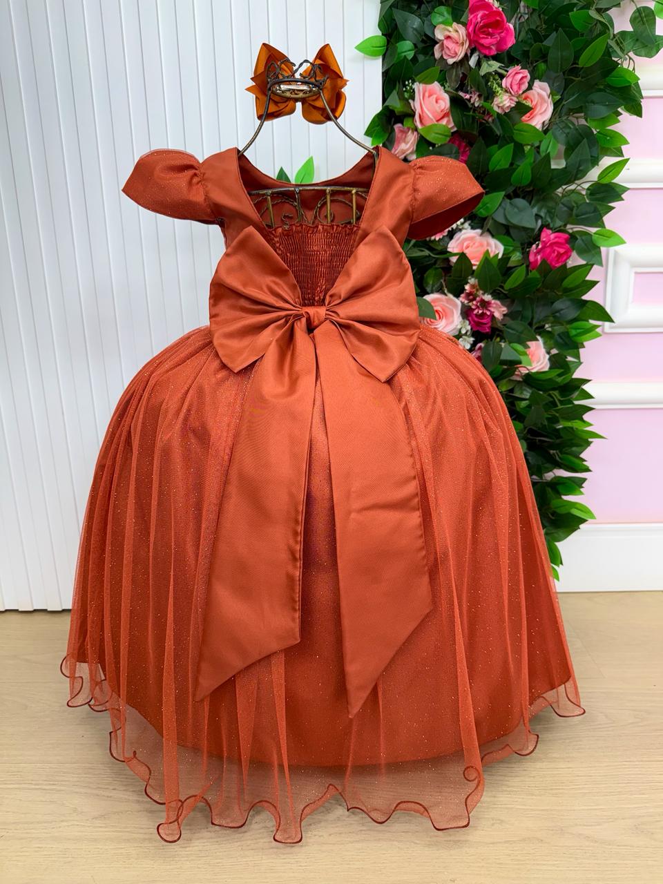 Vestido Marie Longo Heloisa Terracota