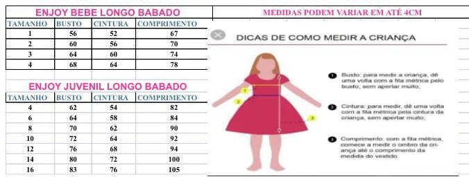 Vestido Infantil Branco em Tule com Babadinho e Renda Delicada para Daminhas