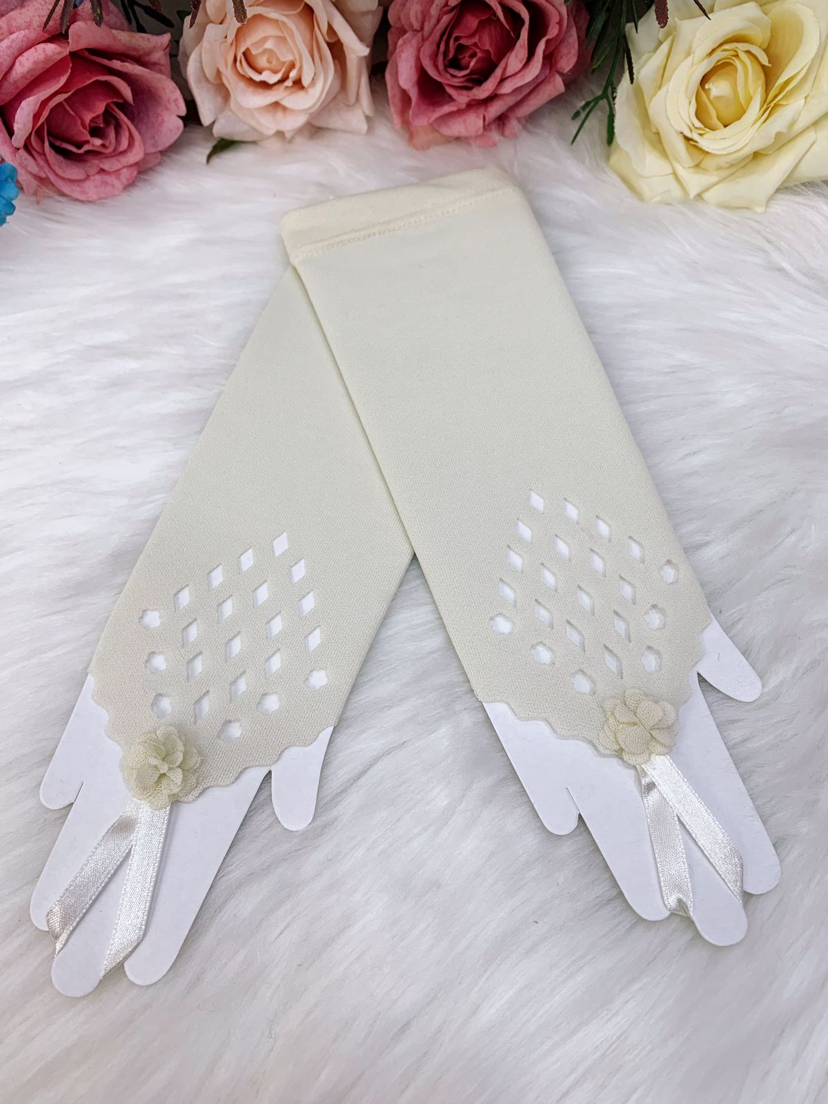 Luva Infantil Colorida em Tamanho Único com Desenhos Divertidos para Estilo Bri