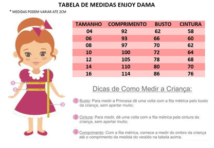 Vestido Infantil Damas de Honra Longo Azul Royal C/ Pérolas