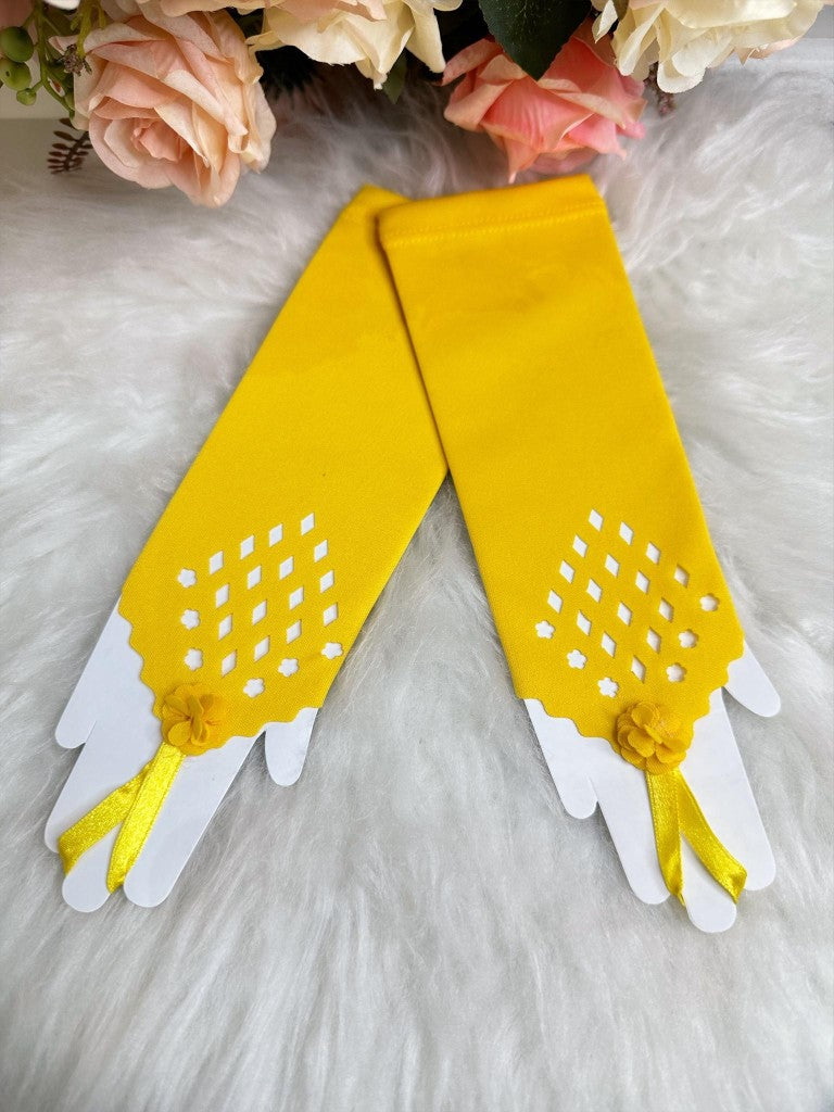 Luva Infantil Colorida em Tamanho Único com Desenhos Divertidos para Estilo Bri