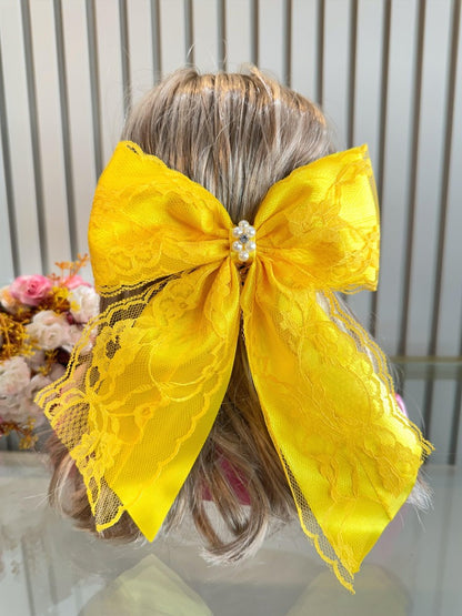 Laço Virginia em Várias Cores com Detalhes Elegantes para Adultos e Crianças