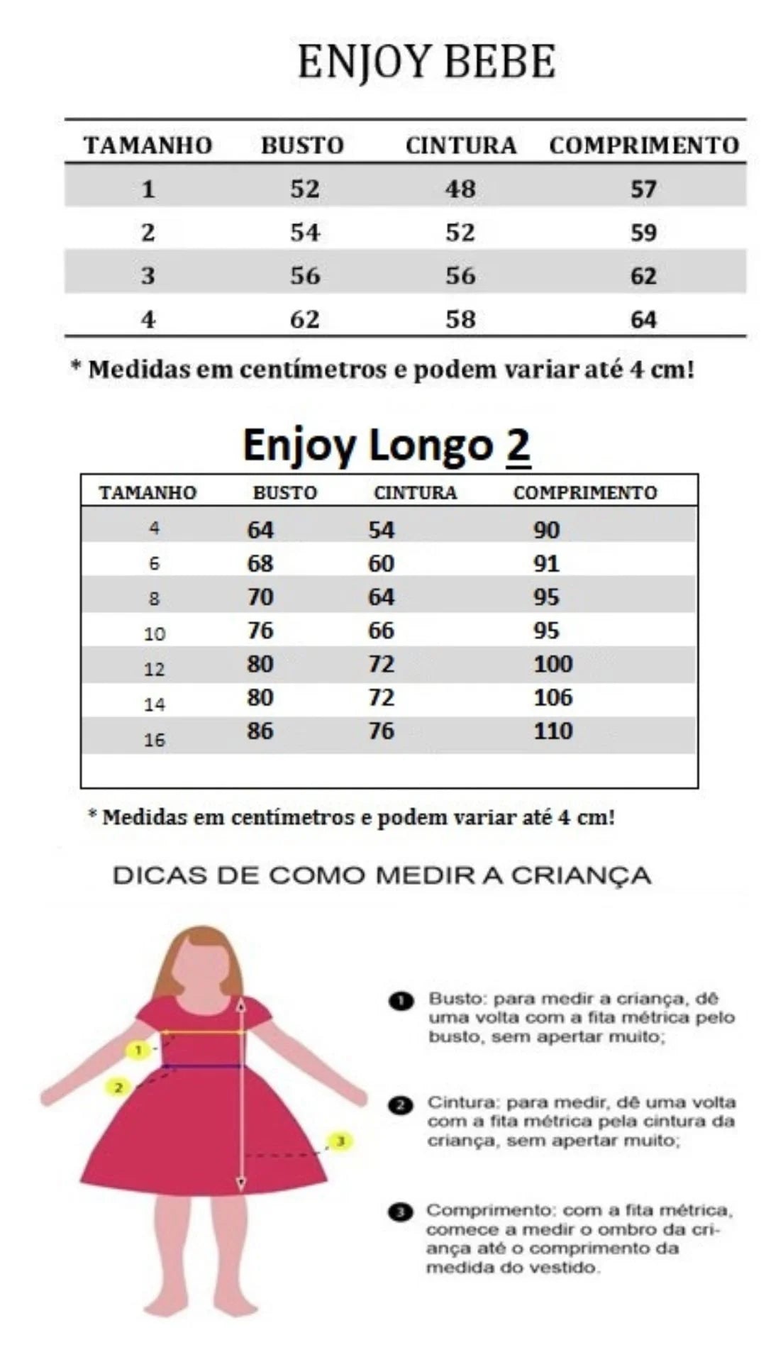 Vestido Infantil Enjoy Longo Regata Rosê