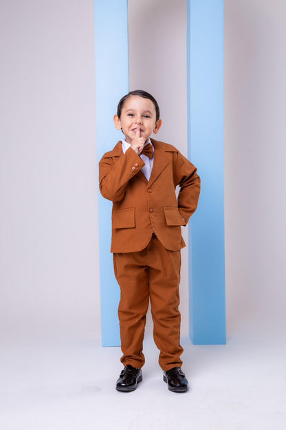 Conjunto Social Infantil Caramelo com Blazer Miss Cherry