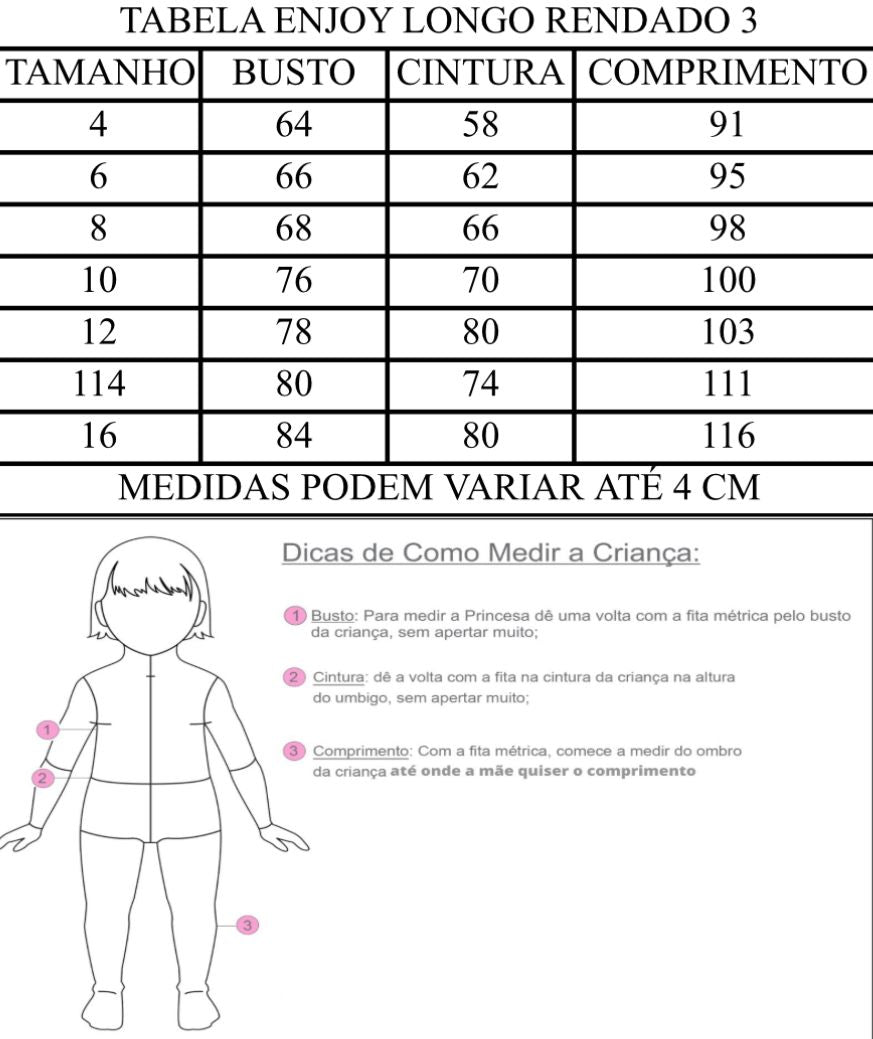 Vestido Infantil Rosa em Poliéster com Saia Branca e Renda Delicada para Festa de Aniversário