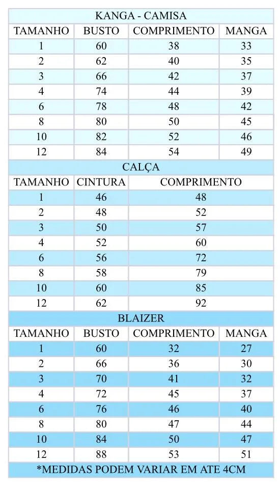 Conjunto Social Infantil Branco em Poliéster com Gravata Borboleta Azul Bebê e Suspensório Azul Bebê para Batizados
