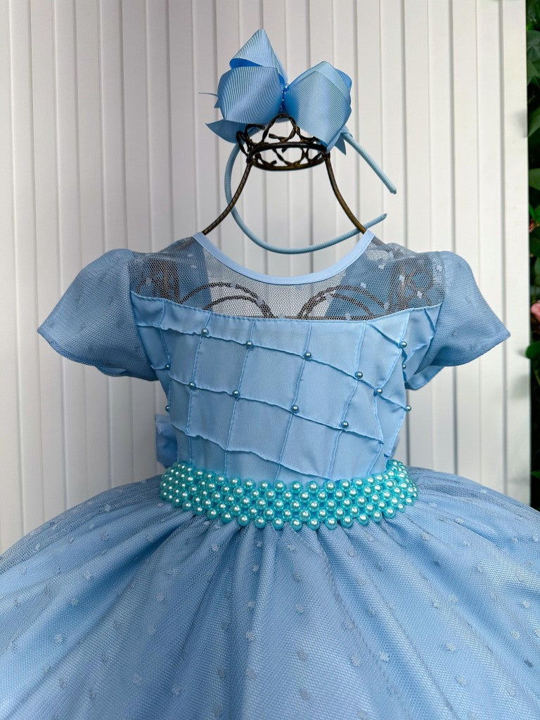 Vestido Giovanella/Giovanela Sonia Longo Azul Bebe