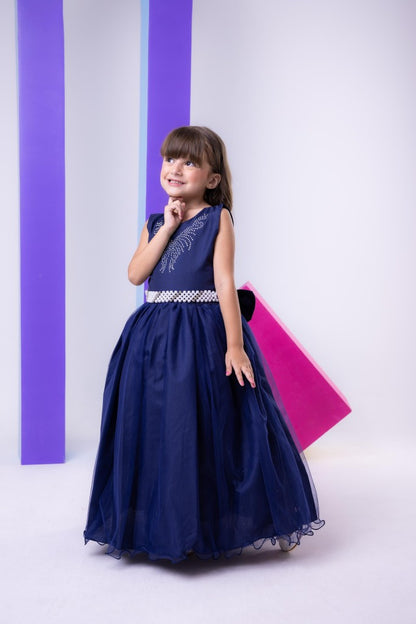 Vestido Marie Longo Larissa Azul Petroleo