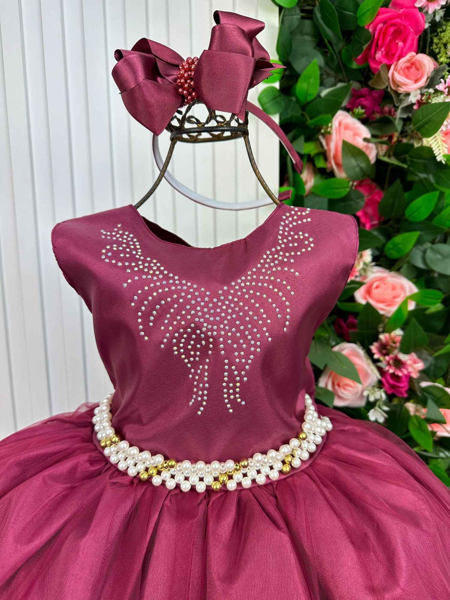 Vestido Marie Longo Larissa Marsala