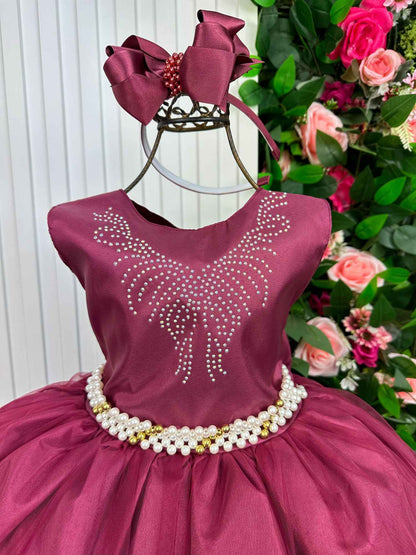 Vestido Marie Longo Larissa Marsala