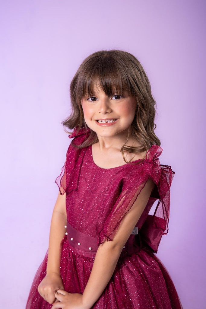 Vestido Marie Longo Mel Marsala