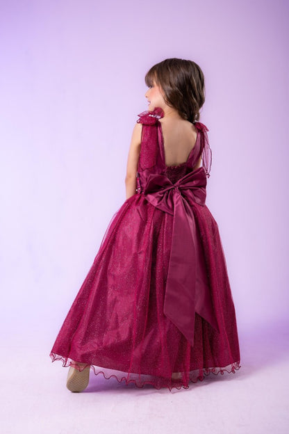 Vestido Marie Longo Mel Marsala