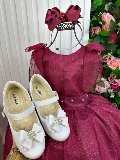 Vestido Marie Longo Mel Marsala