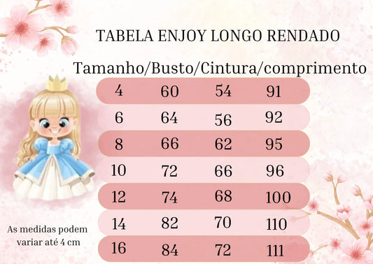 Vestido Infantil Rosa em Renda com Gola Redonda e Saia Rodada para Festa de Aniversário