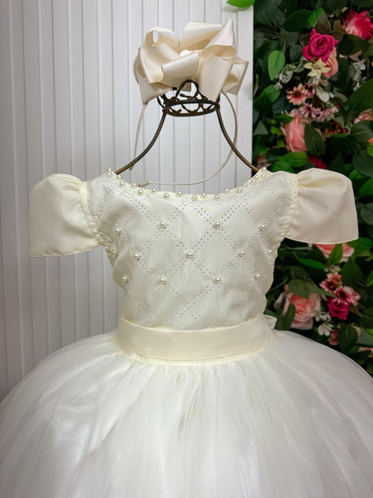 Vestido Longo Off Elegante Para Festas e Cerimônias