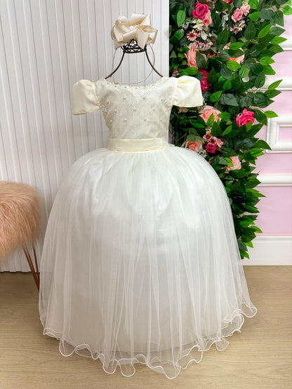 Vestido Longo Off Elegante Para Festas e Cerimônias