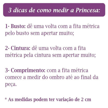 Fantasia Infantil Frozen e Cinderela C/ Renda Azul Claro