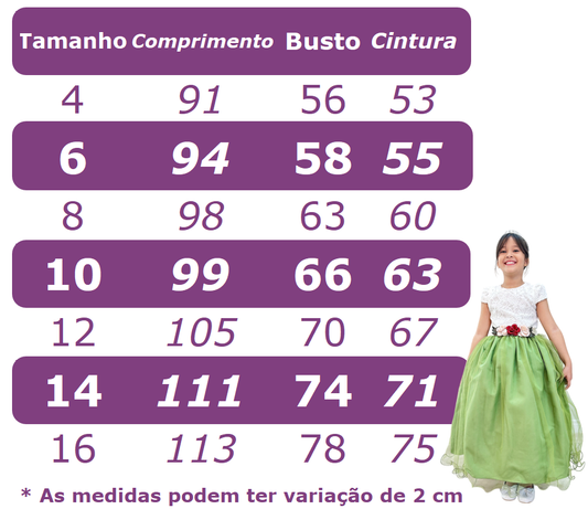 Vestido Infantil Longo Pink em Tule com Renda e Saia Rodada para Casamentos