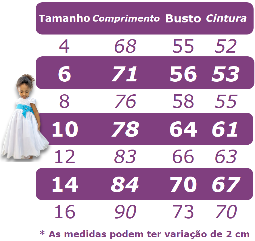Vestido Infantil Branco em Tule com Apliques de Flores e Renda Delicada para Daminhas