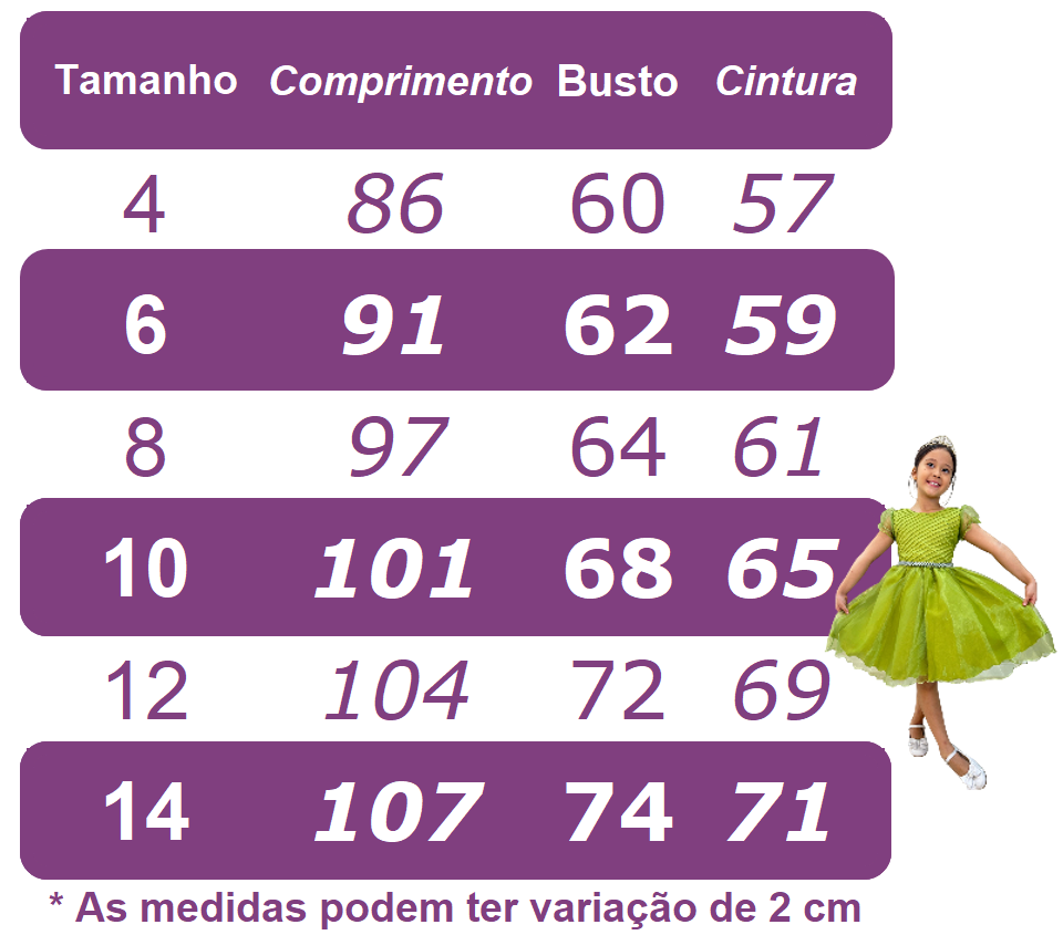 Vestido Infantil Branco em Tule com Apliques Saia Rodada para Daminhas