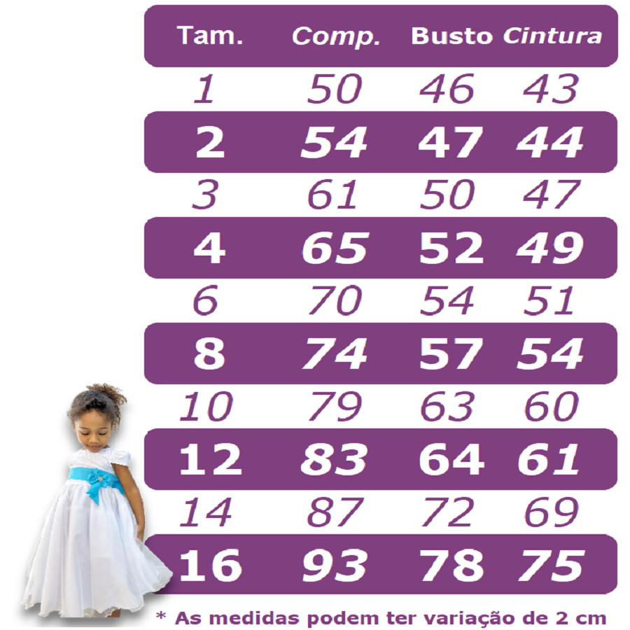 Vestido Infantil Branco em Renda com Cinto de Pérolas e Tiara Luxo para Daminhas