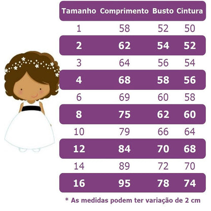 Vestido Infantil Goiaba em Cetim com Cinto de Pérolas e Saia Rodada para Casamento Luxo