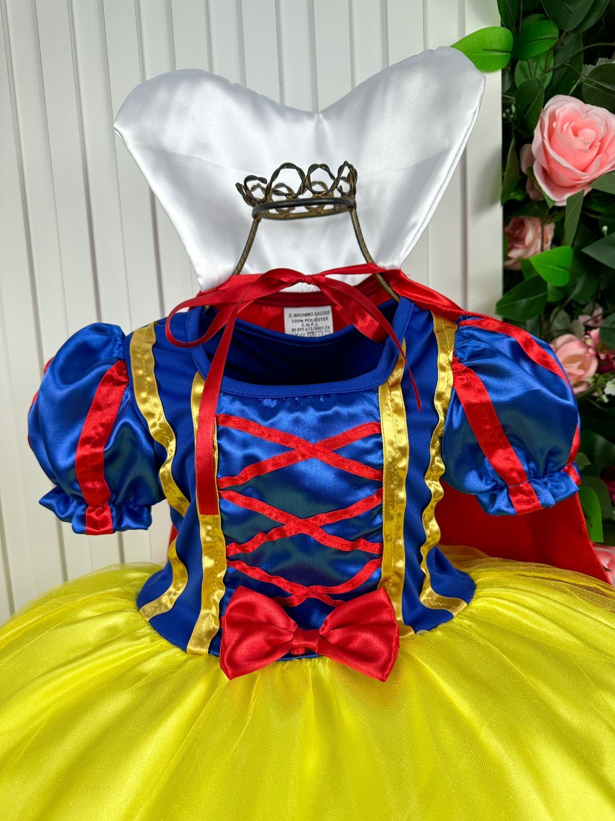 Fantasia Princesa Belli Branca de Neve