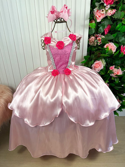 Fantasia Princesa Belli Bela Adormecida Aurora Longa