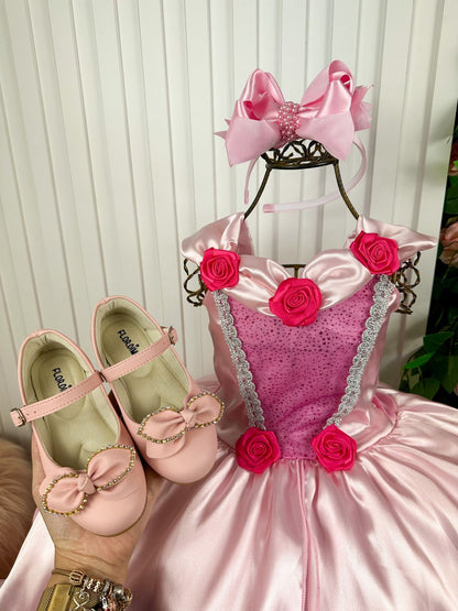 Fantasia Princesa Belli Bela Adormecida Aurora Longa