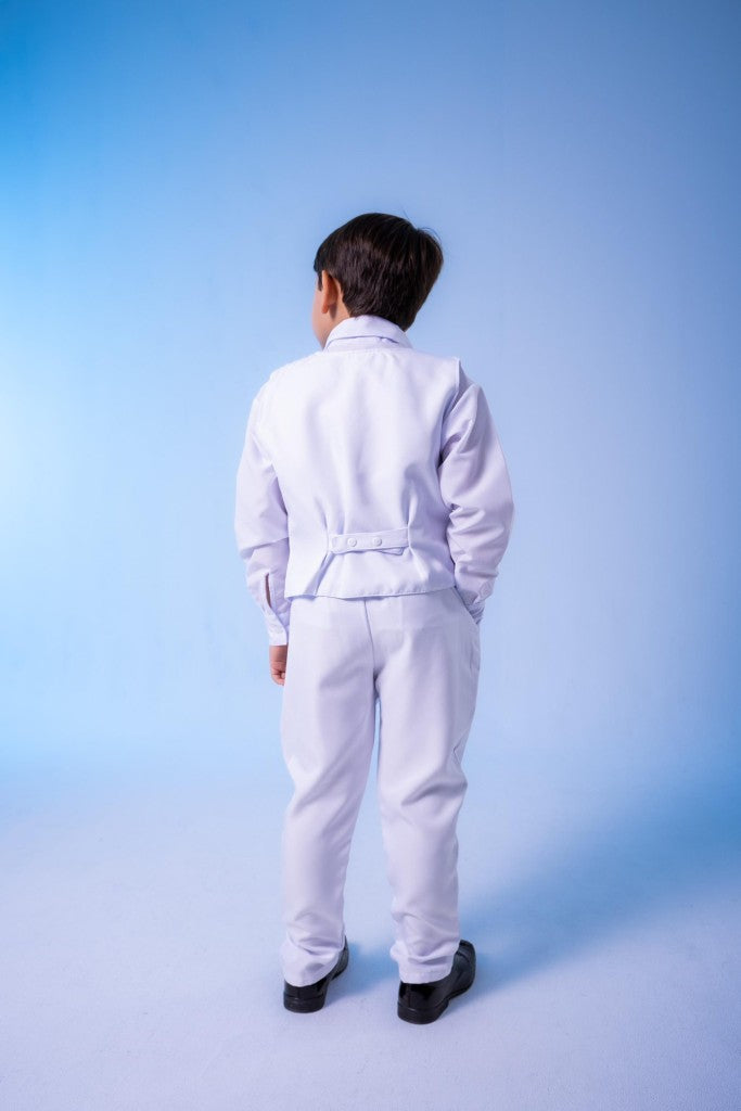 Conjunto Social Colete Branco