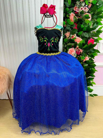 Fantasia Princesa Belli Ana Frozen Longa