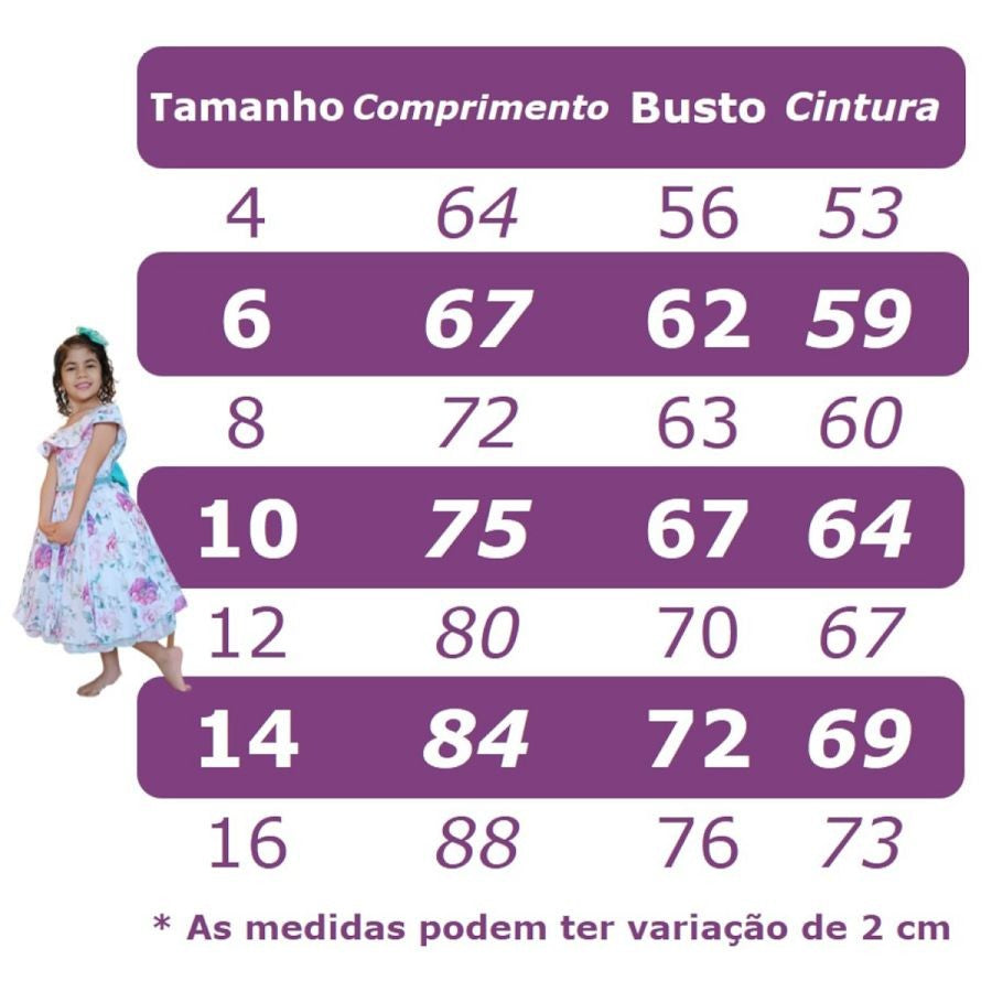 Vestido Infantil Branco em Renda com Cinto de Pérolas e Saia Rodada para Daminhas