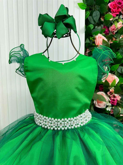 Vestido Marie Longo Amanda Verde Bandeira