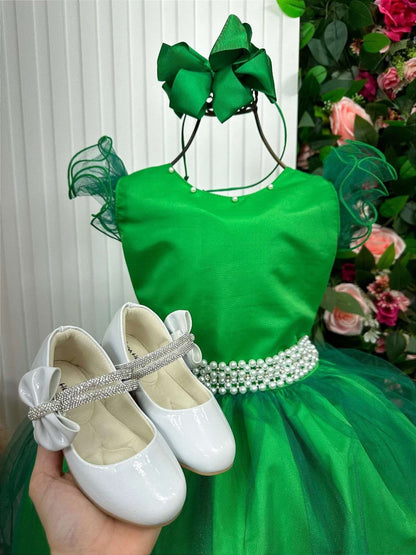 Vestido Marie Longo Amanda Verde Bandeira