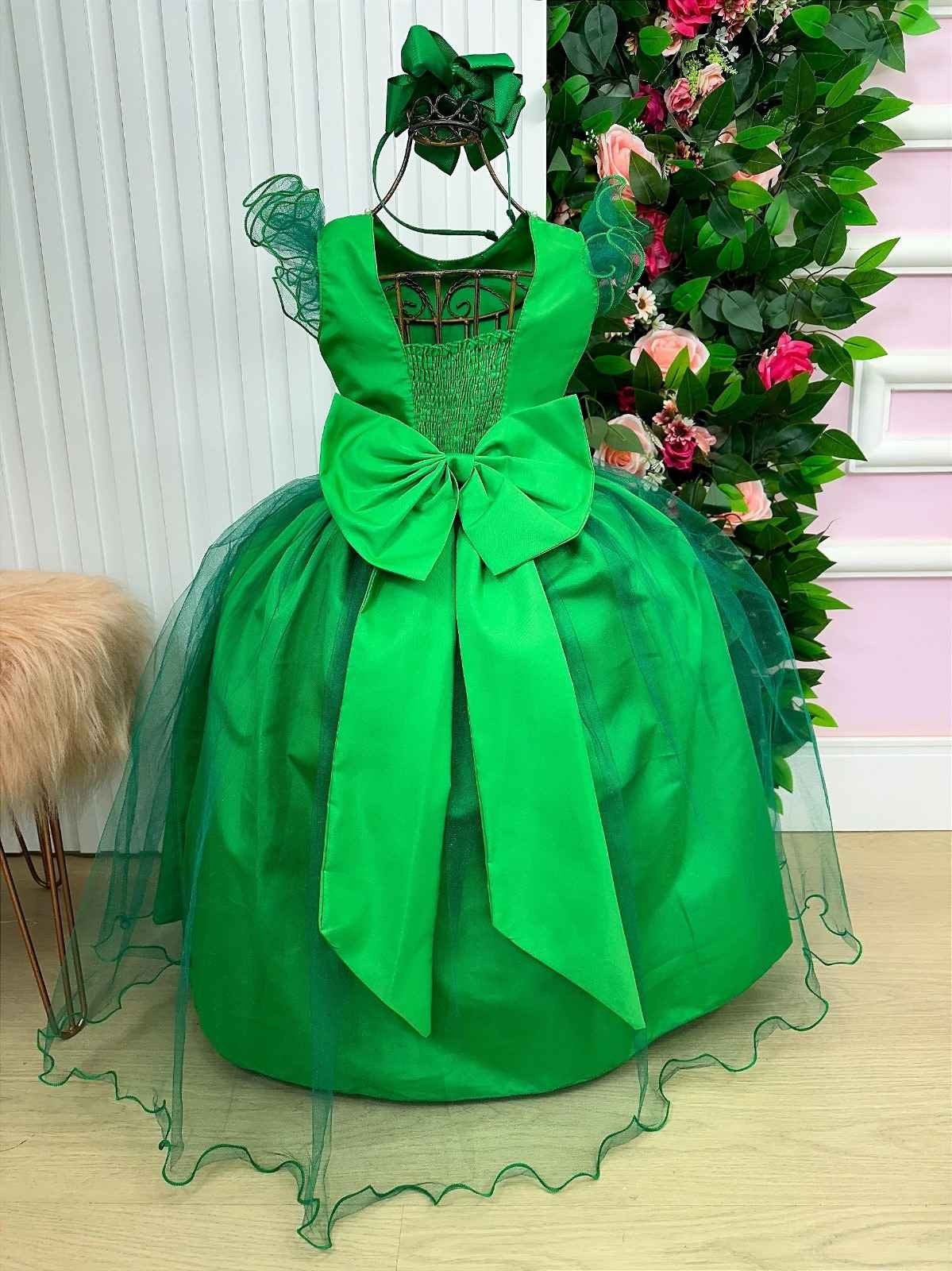 Vestido Marie Longo Amanda Verde Bandeira