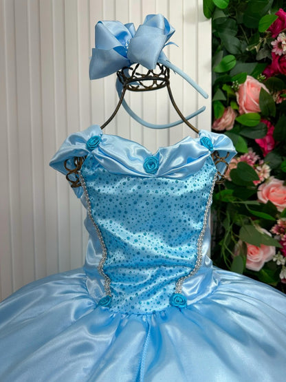 Fantasia Princesa Belli Cinderela/Alice Longa