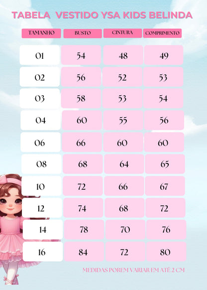 Vestido Infantil Branco em Cetim com Saia Rodada para Daminhas