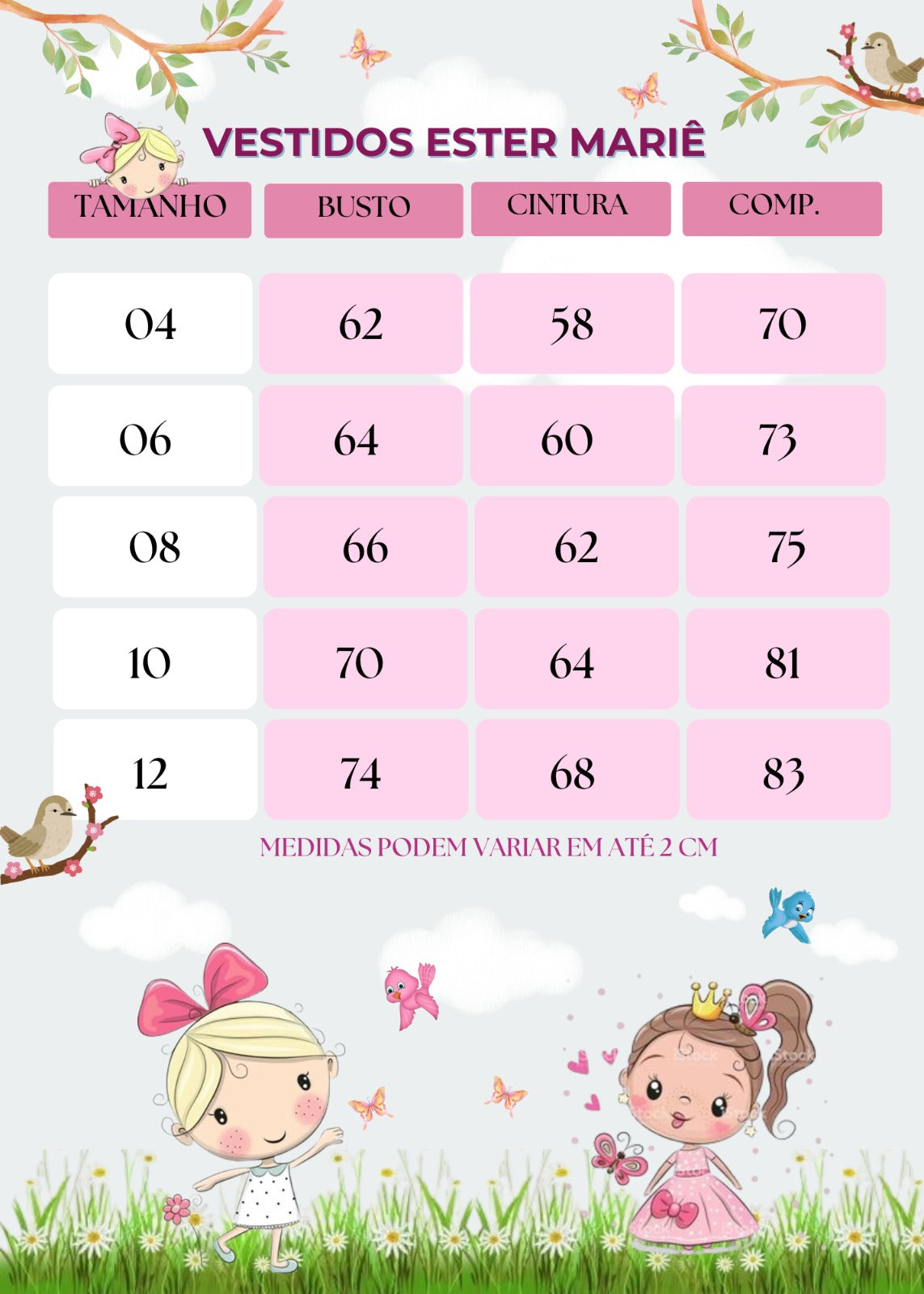 Vestido Infantil Branco em Tecido Misto com Saia Rodada para Festa de Aniversário