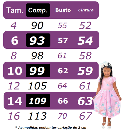 Vestido Infantil Longo Off White Saia Verde Oliva Daminha