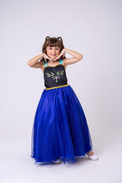 Fantasia Princesa Belli Ana Frozen Longa