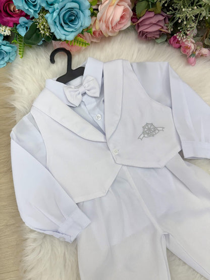 Conjunto Social Miss Cherry Felipe Calça Branco