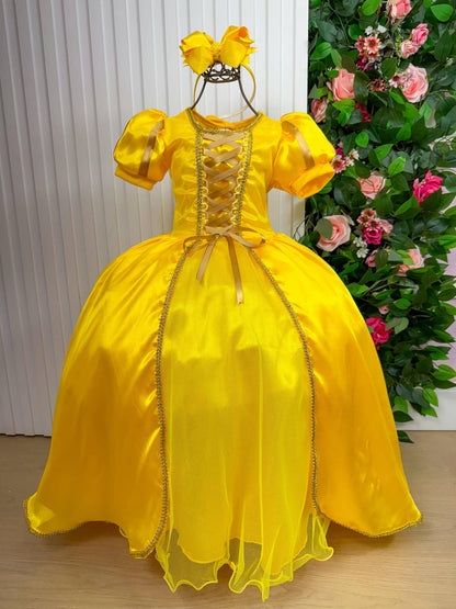 Fantasia Princesa Belli A Bela e a Fera Longa