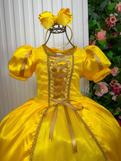 Fantasia Princesa Belli A Bela e a Fera Longa